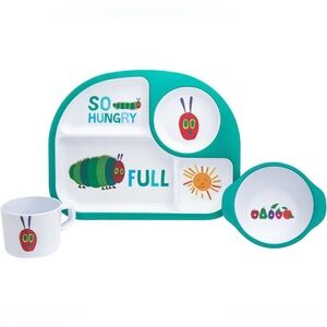 NWT The Very Hungry Caterpillar Plate Set